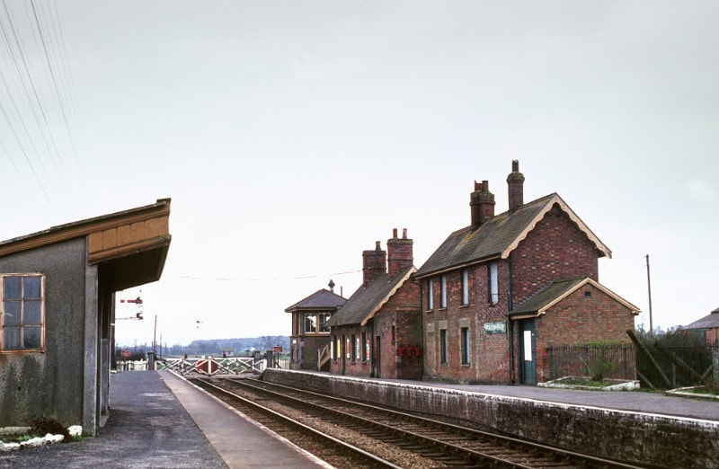 Stalbridge railway station in 1966